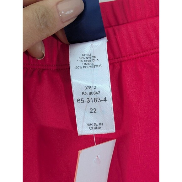 Swim Skirt By Swimsuits For All Sz 22 NWT Pink Side Slits 2X Swim Bottoms - Picture 5 of 7